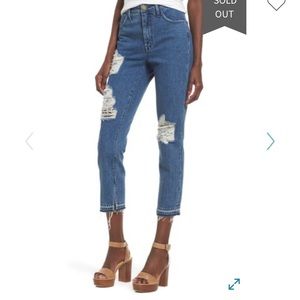 Show Me Your Mumu Brooklyn Hugh Waist Crop Jeans